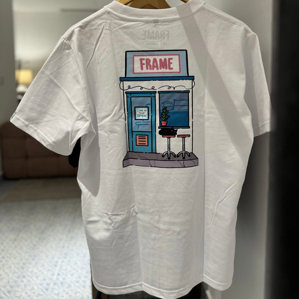 Frame White Tee - قميص فريم الابيض