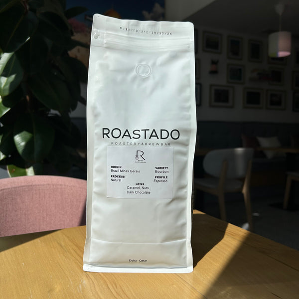 Roastado Brazil- Minas Gerais 1KG  | البرازيل  - ميناس جيرايس 1 كيلو