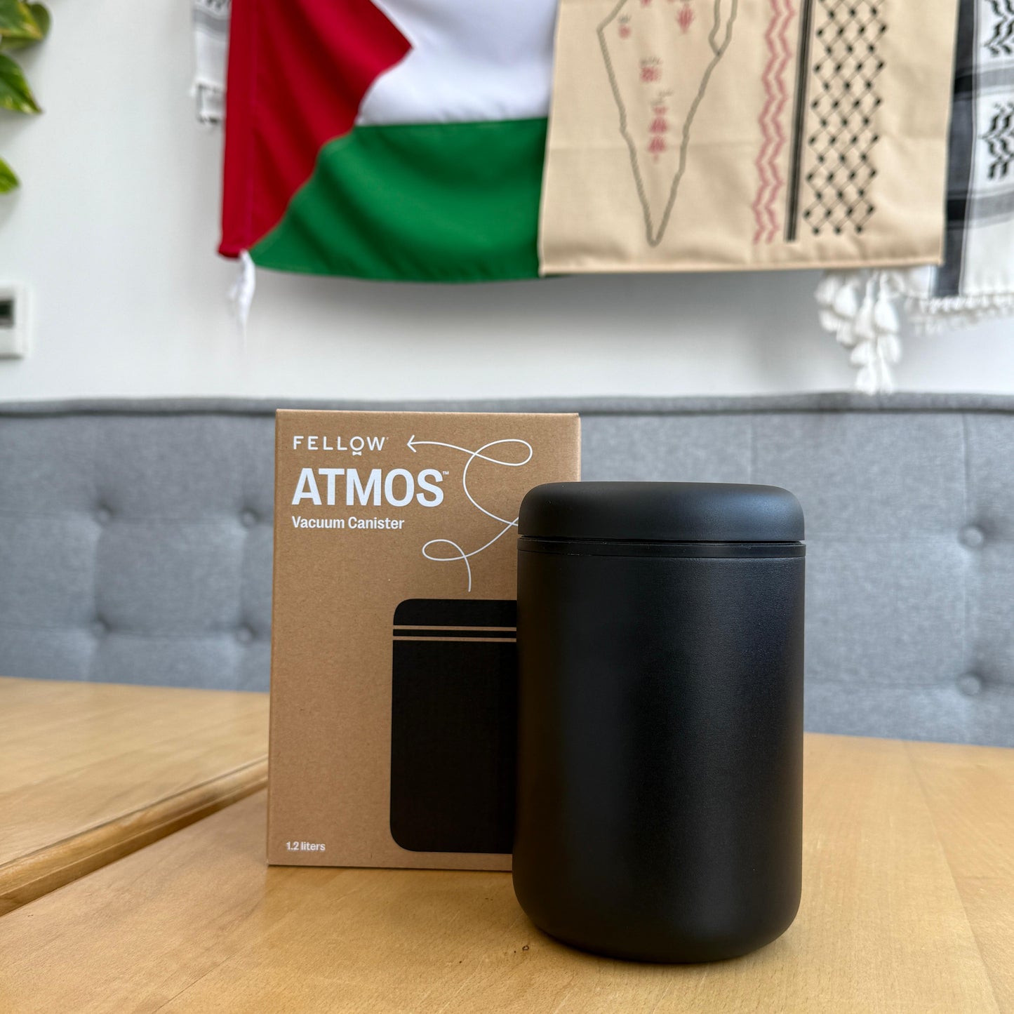 Fellow Vacuum Canister 1.2 liters || علبة  فيلو سعة 1.2 لتر